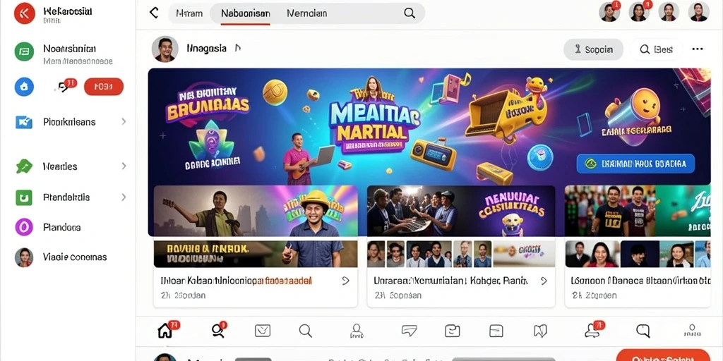 Tampilan menarik yang memanjakan mata.